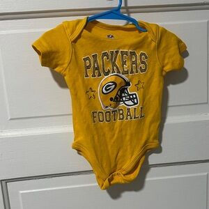 NFL Packers Gold Infant Bodysuit